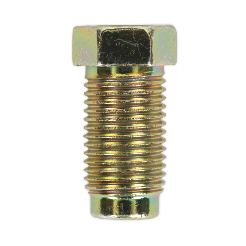 Sealey BN10100LM M10 x 1mm Brake Pipe Nut Long Male - Pack of 25