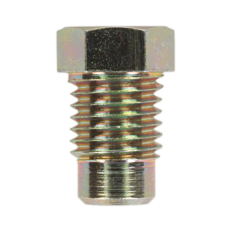 Sealey BN10125LM M10 x 1.25mm Brake Pipe Nut Long Male - Pack of 25