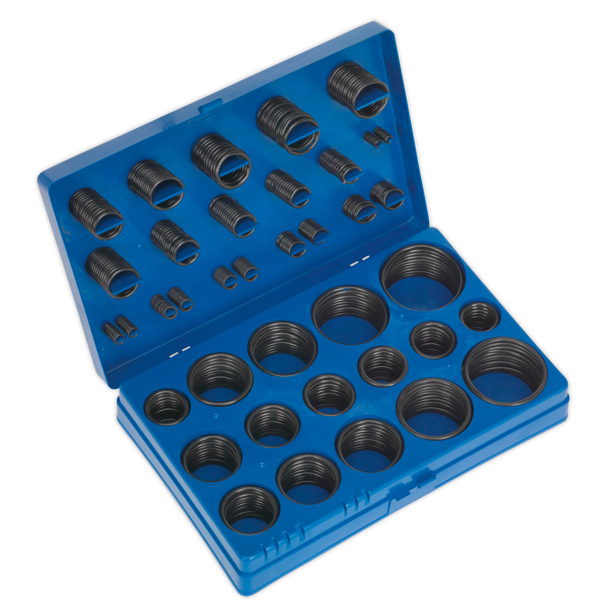 Sealey BOR407 407pc Rubber O-Ring Assortment - Imperial