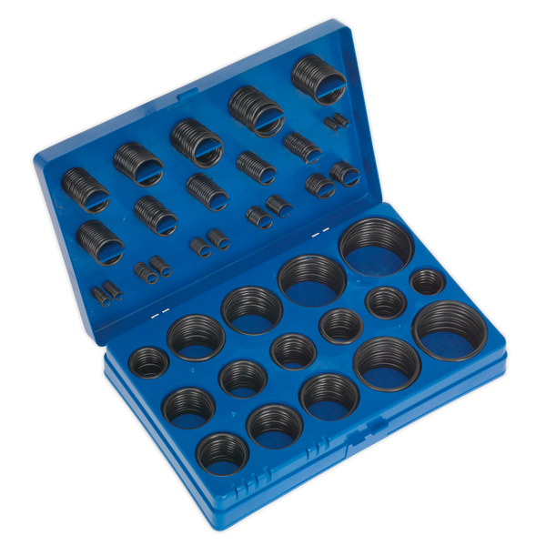 Sealey BOR407 407pc Rubber O-Ring Assortment - Imperial