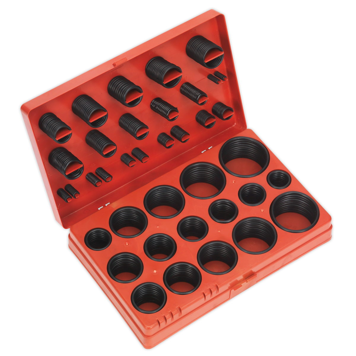 Sealey BOR419 419pc Rubber O-Ring Assortment - Metric