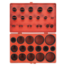 Sealey BOR419 419pc Rubber O-Ring Assortment - Metric