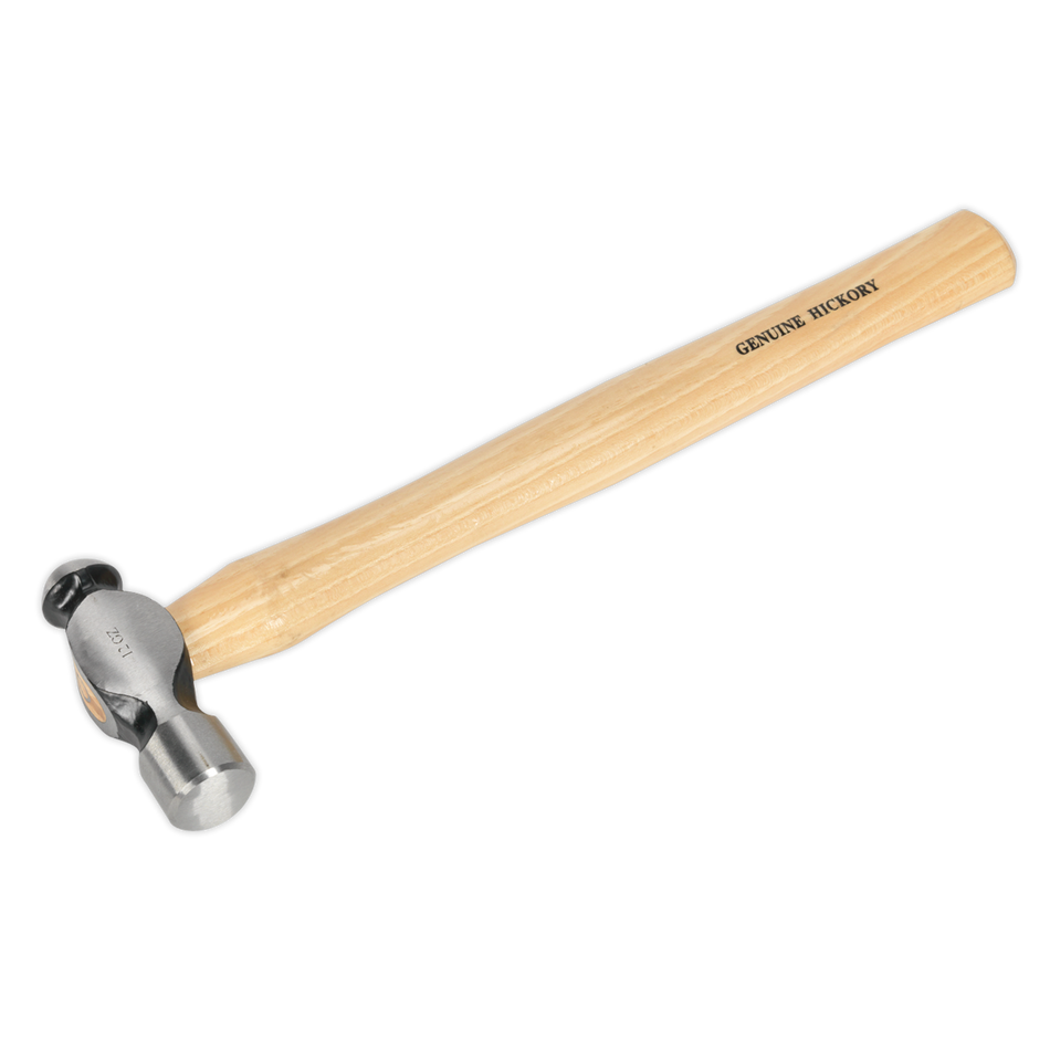 Sealey BPH12 12oz Ball Pein Hammer with Hickory Shaft