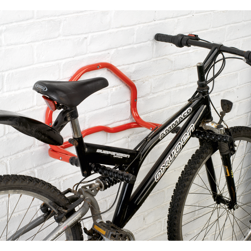 Sealey BS7 Folding Bicycle Rack - Wall Mounting