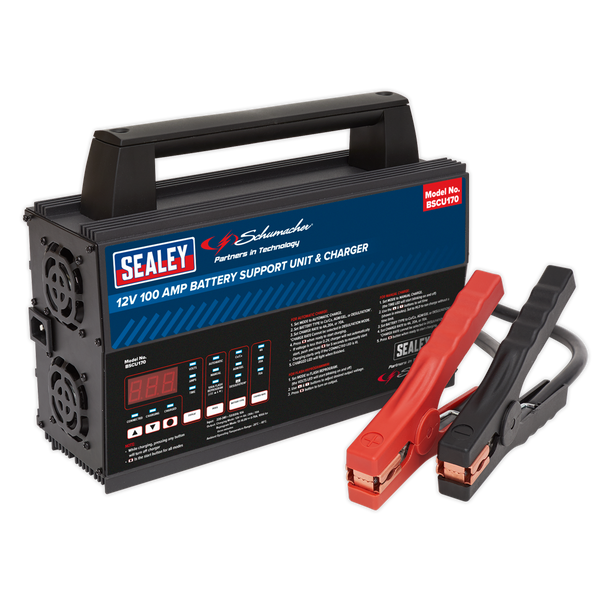 Sealey BSCU170 Schumacher√Ç¬Æ 100A 12V Battery Support Unit & Charger