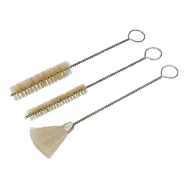 Sealey BSGC/3 3pc Spray Gun Cleaning Brush Set