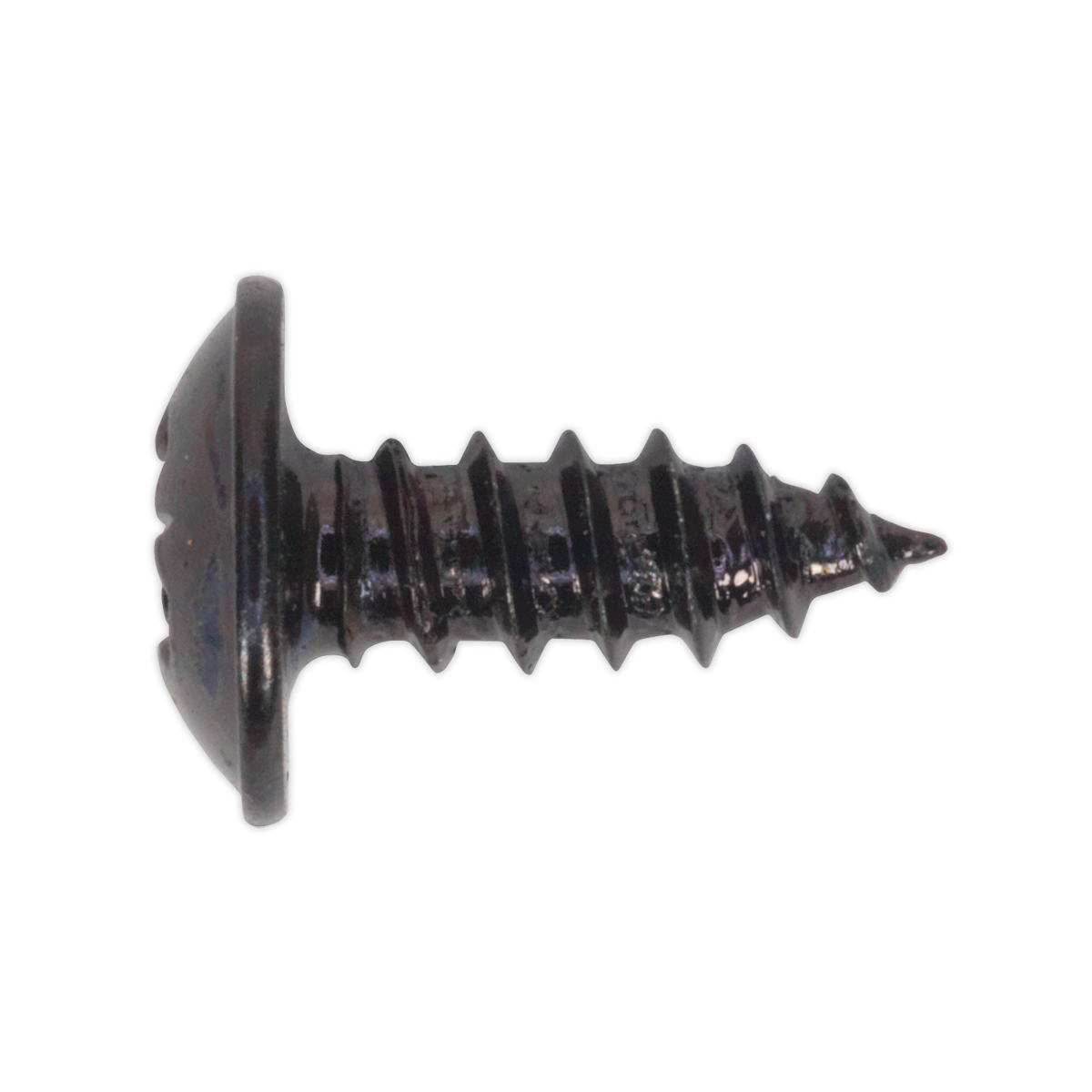Sealey BST3510 3.5 x 10mm Black Pozi Self Tapping Flanged Head Screw - Pack of 100