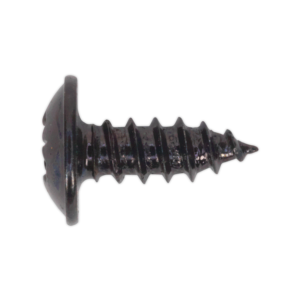 Sealey BST3510 3.5 x 10mm Black Pozi Self Tapping Flanged Head Screw - Pack of 100
