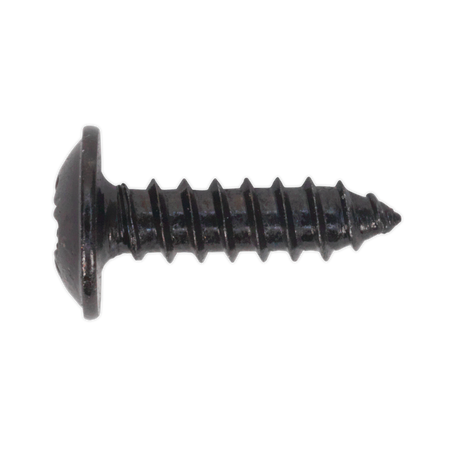Sealey BST3513 3.5 x 13mm Black Pozi Self Tapping Flanged Head Screw - Pack of 100