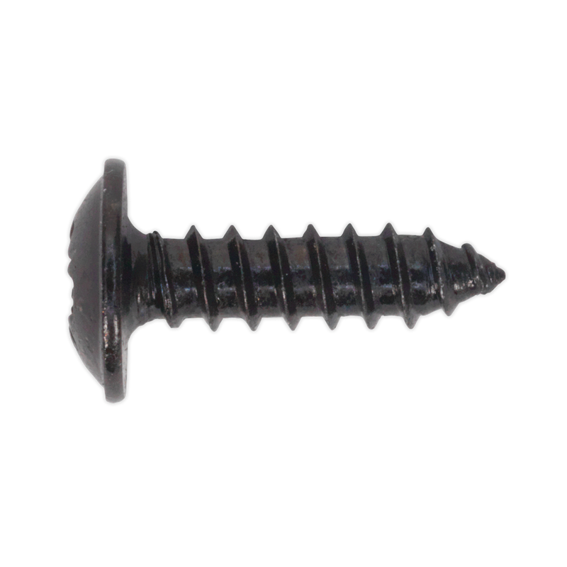 Sealey BST3513 3.5 x 13mm Black Pozi Self Tapping Flanged Head Screw - Pack of 100