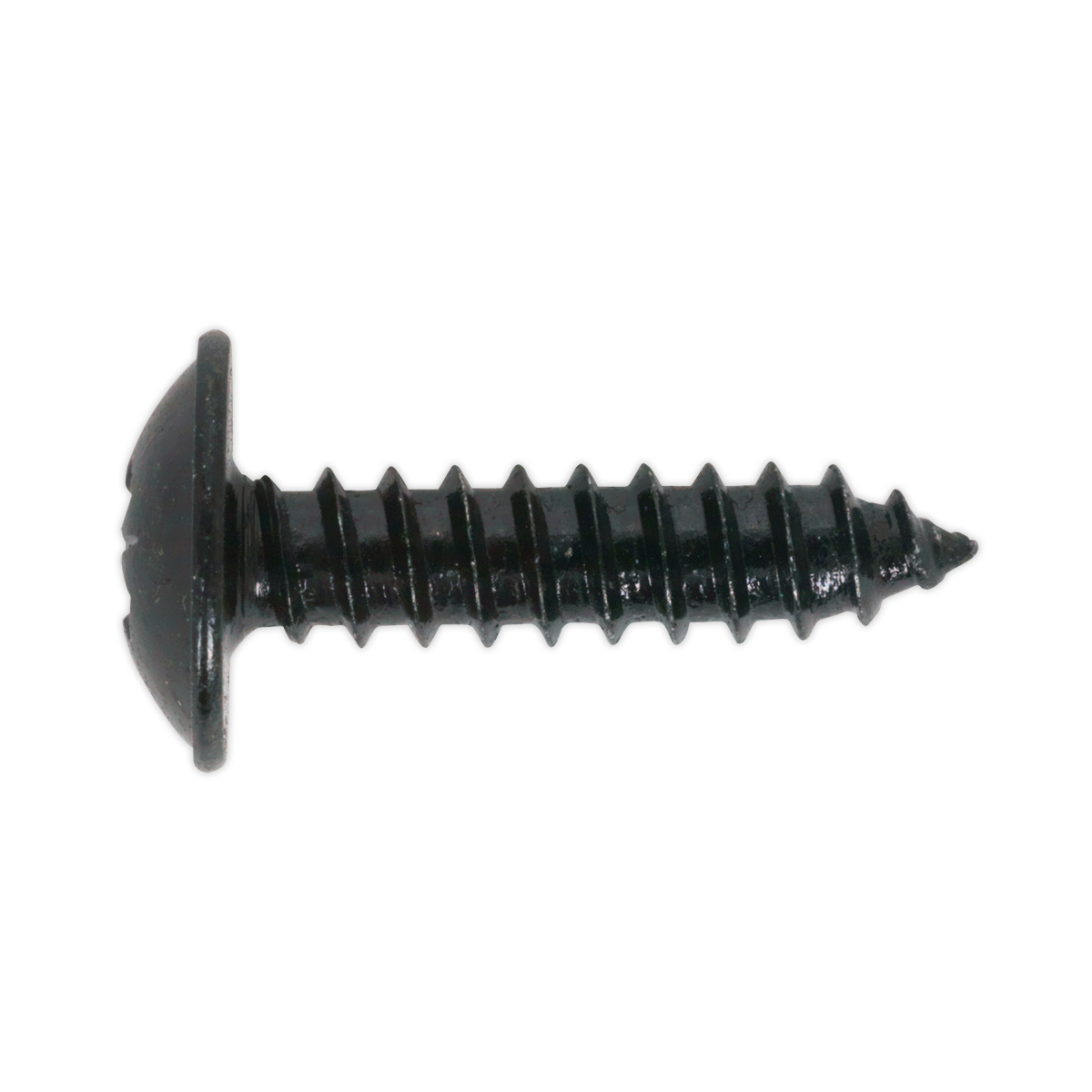 Sealey BST4813 4.8 x 13mm Black Pozi Self Tapping Flanged Head Screw - Pack of 100
