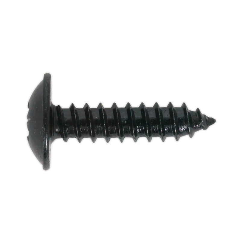 Sealey BST4813 4.8 x 13mm Black Pozi Self Tapping Flanged Head Screw - Pack of 100
