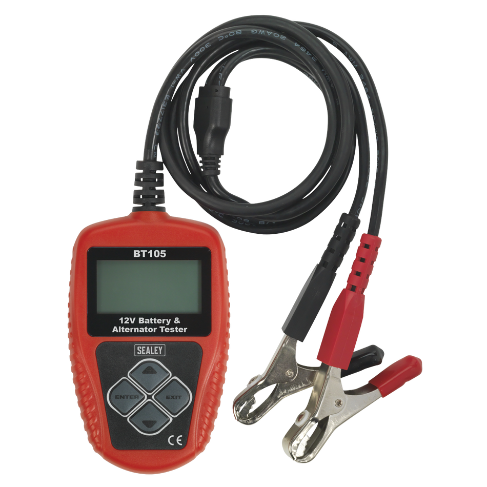 Sealey BT105 12V Digital Battery & Alternator Tester