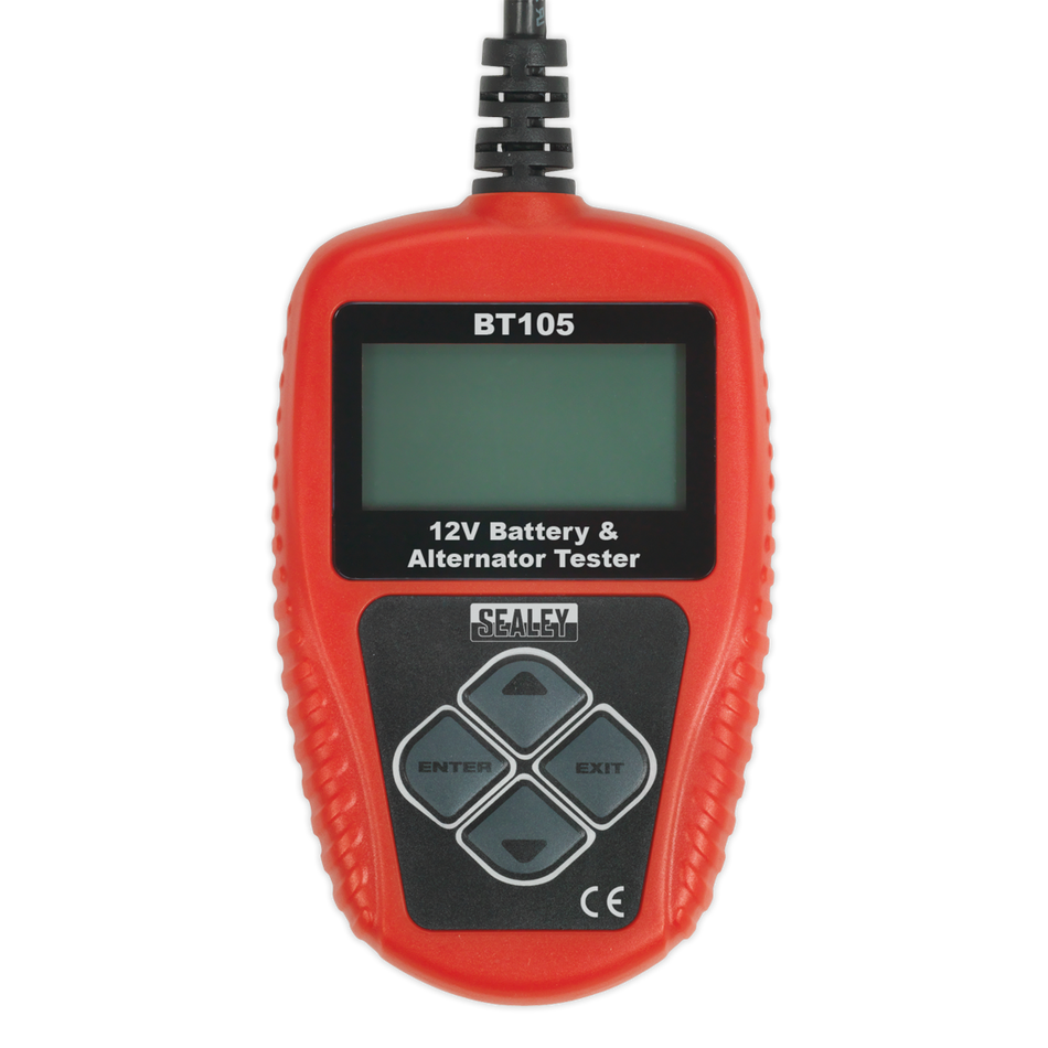 Sealey BT105 12V Digital Battery & Alternator Tester