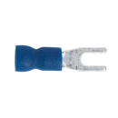 Sealey BT13 3.7mm (4BA) Blue Easy-Entry Fork Terminal - Pack of 100