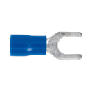 Sealey BT14 5.3mm (2BA) Blue Easy-Entry Fork Terminal - Pack of 100