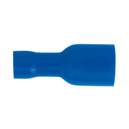 Sealey BT16 6.3mm Blue Fully Insulated Female Terminal - Pack of 100