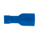 Sealey BT16 6.3mm Blue Fully Insulated Female Terminal - Pack of 100