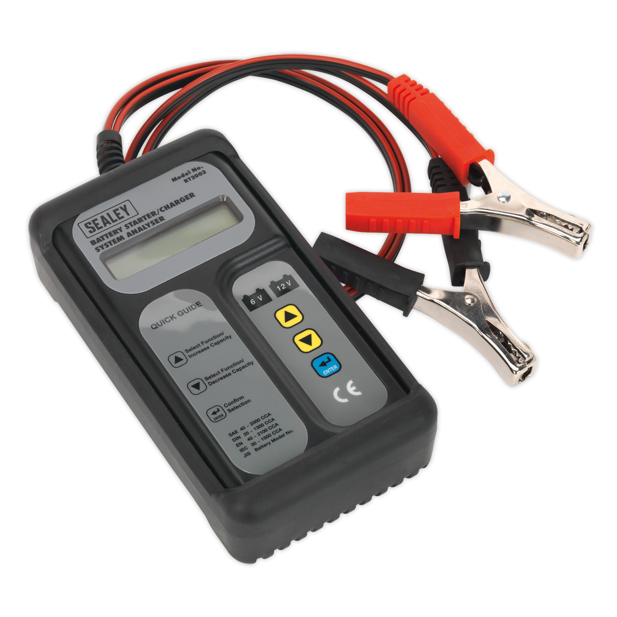 Sealey BT2002 6/12/24V Digital Battery & Alternator Tester