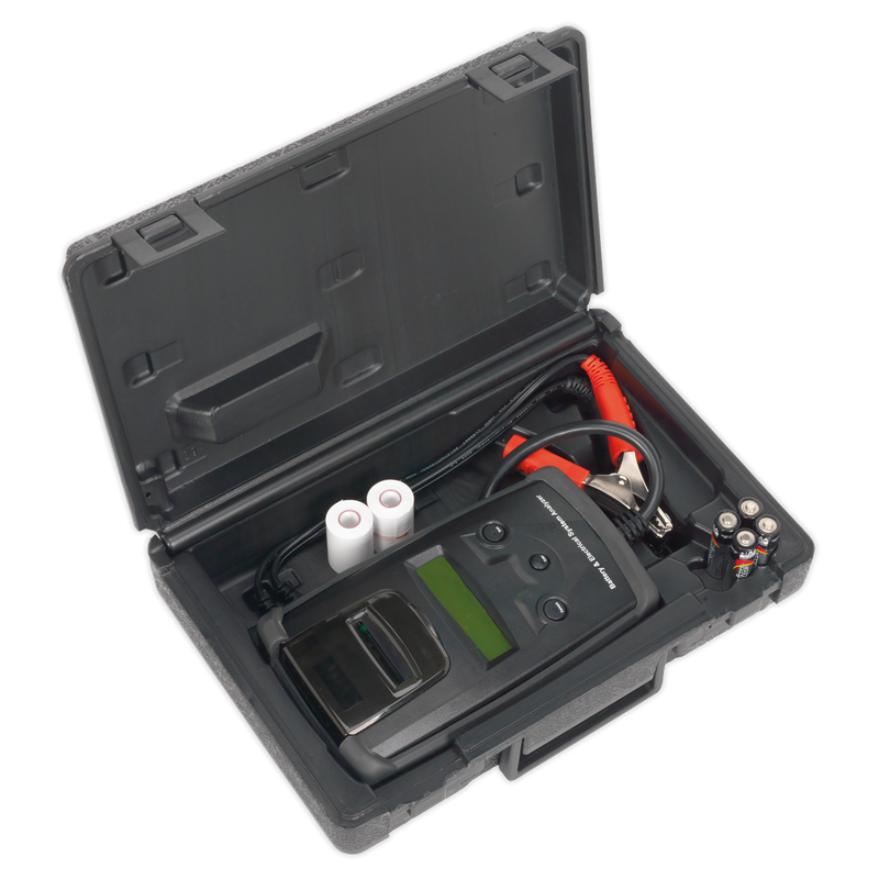 Sealey BT2003 Digital Battery & Alternator Tester with Printer