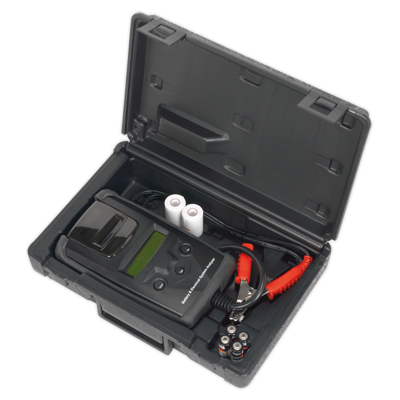 Sealey BT2003 Digital Battery & Alternator Tester with Printer