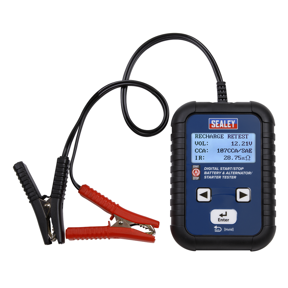 Sealey BT2011 12/24V Digital Start/Stop Battery & Alternator/Starter Tester