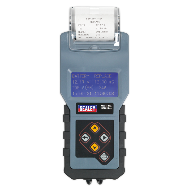Sealey BT2012 12V Digital Battery & Alternator Tester with Printer