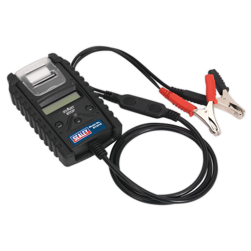Sealey BT2014 6/12/24V Digital Start/Stop Battery & Alternator Tester with Printer