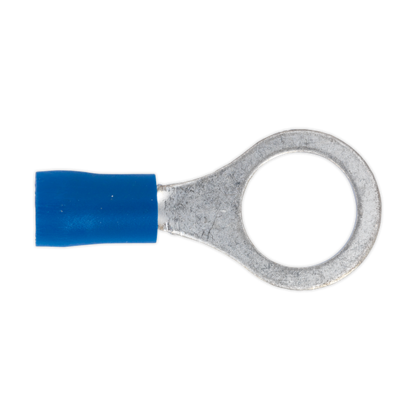 Sealey BT23 10.5mm (3/8") Blue Easy-Entry Ring Terminal - Pack of 100
