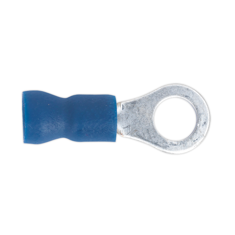 Sealey BT25 5.3mm (2BA) Blue Easy-Entry Ring Terminal - Pack of 100