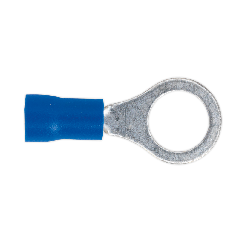 Sealey BT27 8.4mm (5/16") Blue Easy-Entry Ring Terminal - Pack of 100