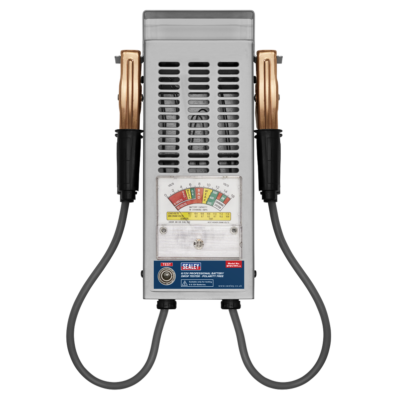 Sealey BT91/7PF 6/12V Professional Battery Drop Tester - Polarity Free