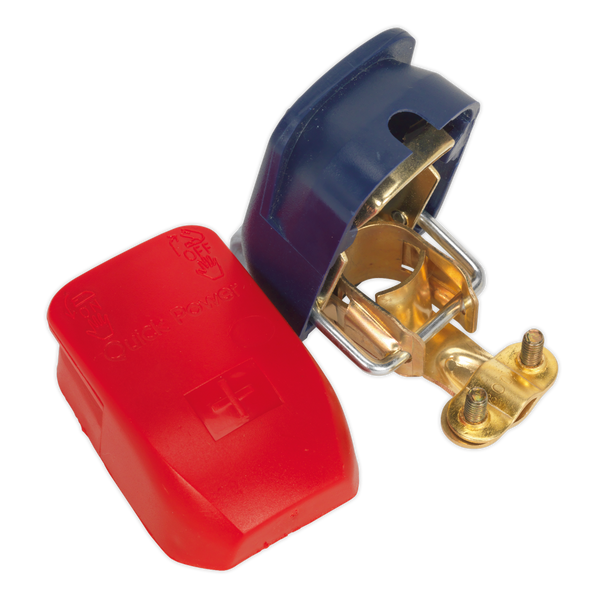 Sealey BTQK12 Quick Release Positive-Negative Battery Clamps - Pair