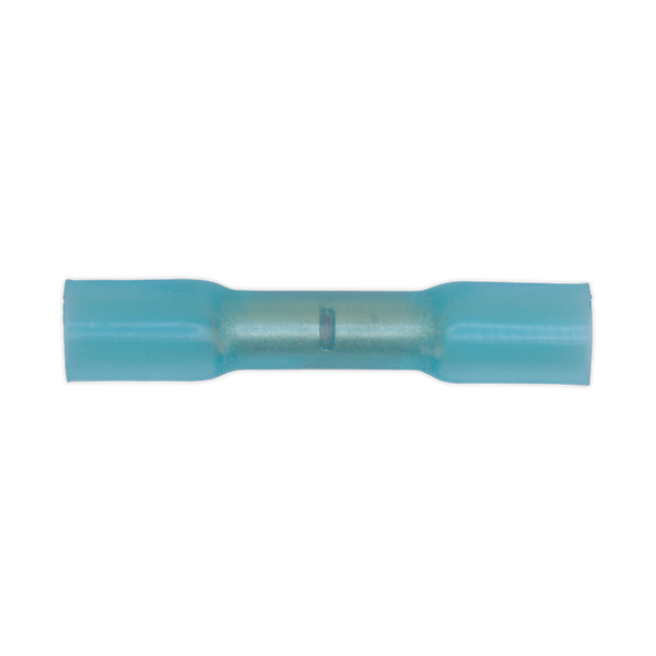 Sealey BTSB100 5.8mm Blue Heat Shrink Butt Connector Terminal - Pack of 100