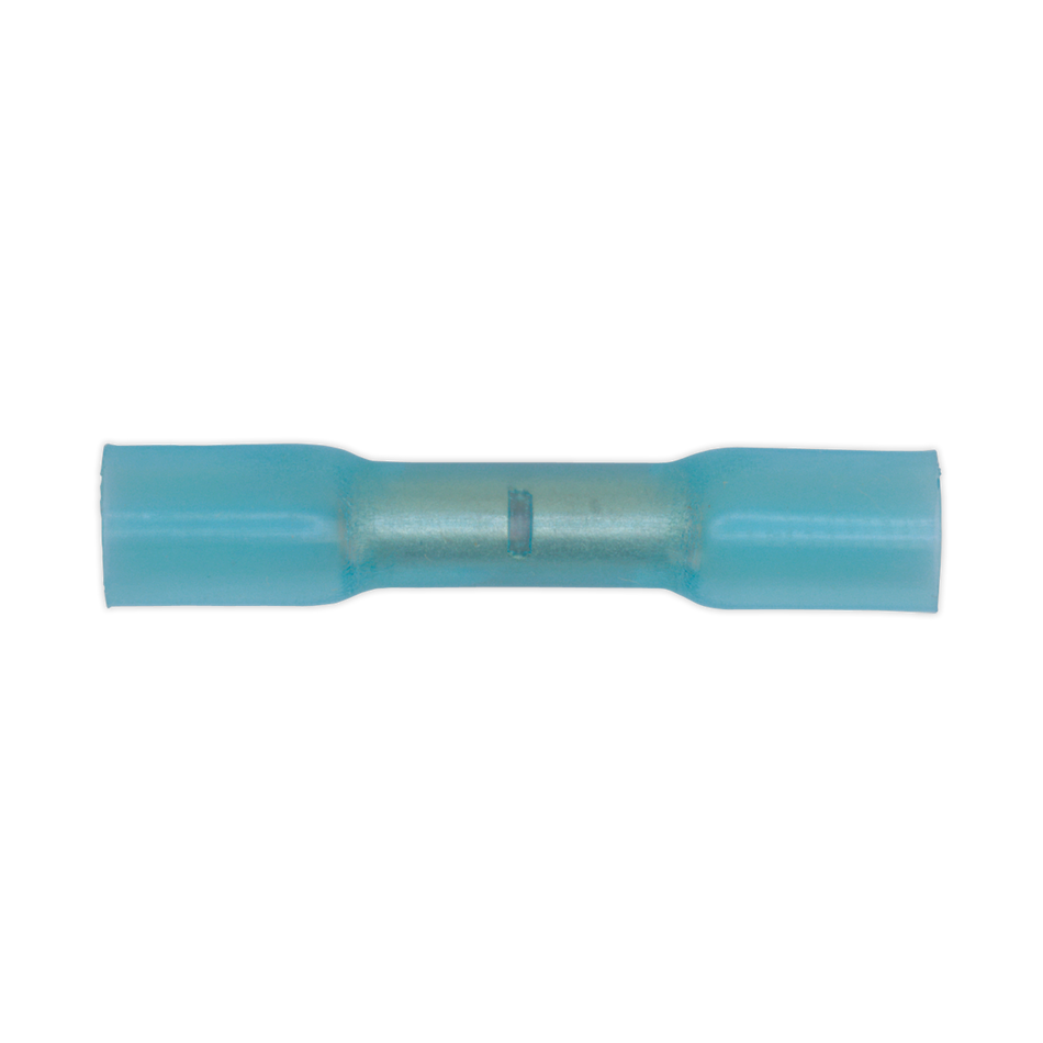 Sealey BTSB50 5.8mm Blue Heat Shrink Butt Connector Terminal - Pack of 50