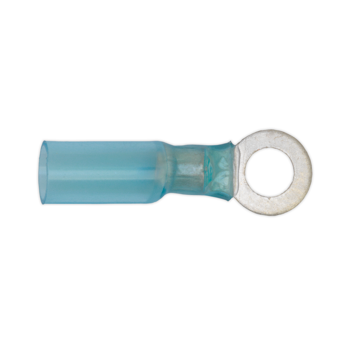 Sealey BTSR2564 6.4mm Blue Heat Shrink Ring Terminal - Pack of 25