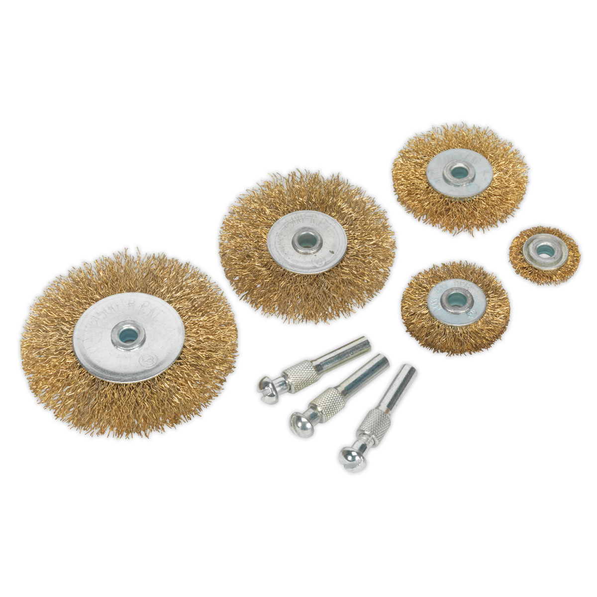 Sealey BWBS08 8pc Wire Brush Set