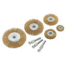 Sealey BWBS08 8pc Wire Brush Set