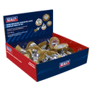 Sealey BWBS40DB Wire Brushes Assorted Sizes Display Box of 40