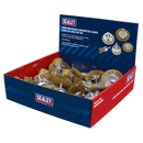 Sealey BWBS40DB Wire Brushes Assorted Sizes Display Box of 40