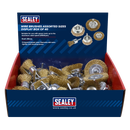 Sealey BWBS40DB Wire Brushes Assorted Sizes Display Box of 40