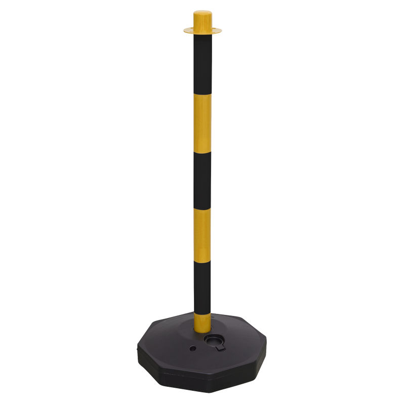 Sealey BYPB01 Black/Yellow Post with Base