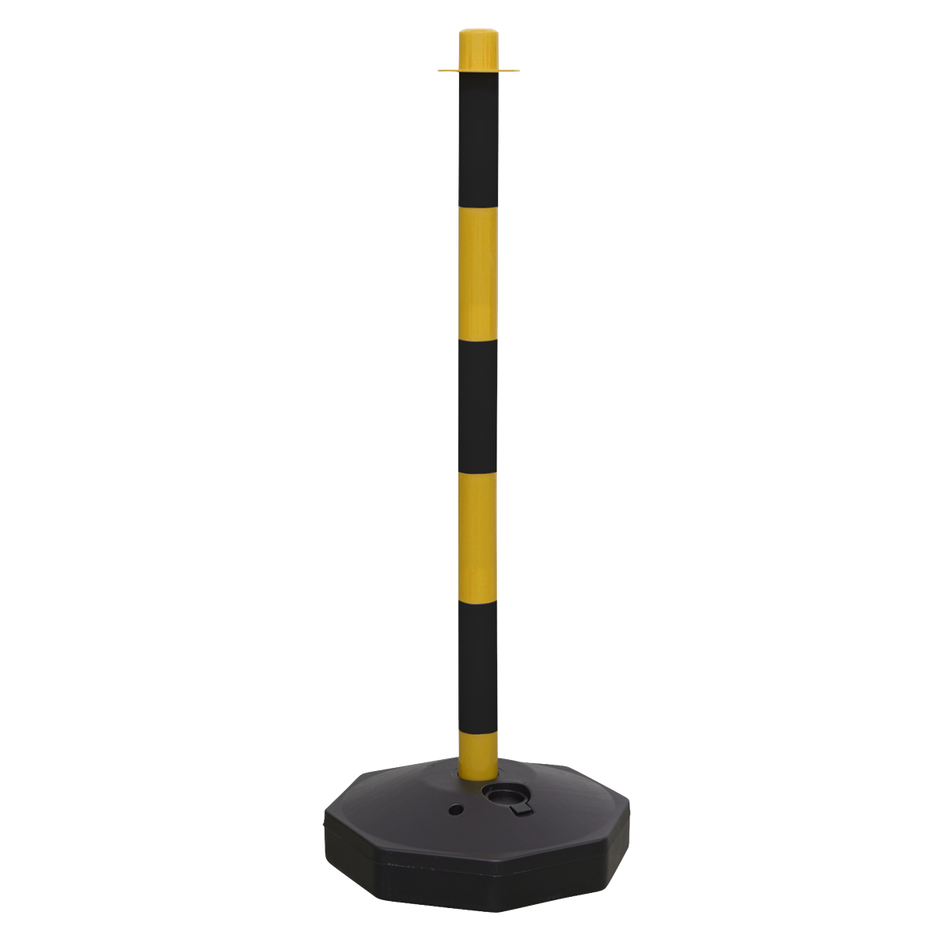 Sealey BYPB01 Black/Yellow Post with Base
