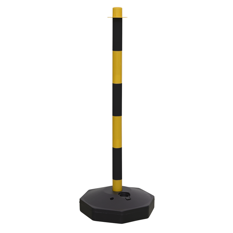 Sealey BYPB01 Black/Yellow Post with Base