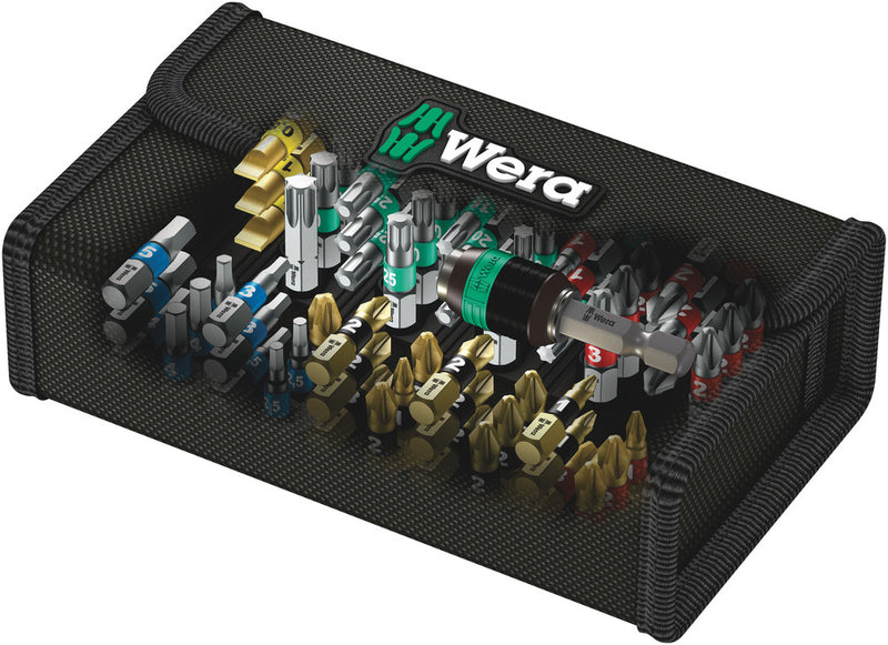 Wera 05057441001 Bit-Safe 61 BiTorsion 1, 61 pieces