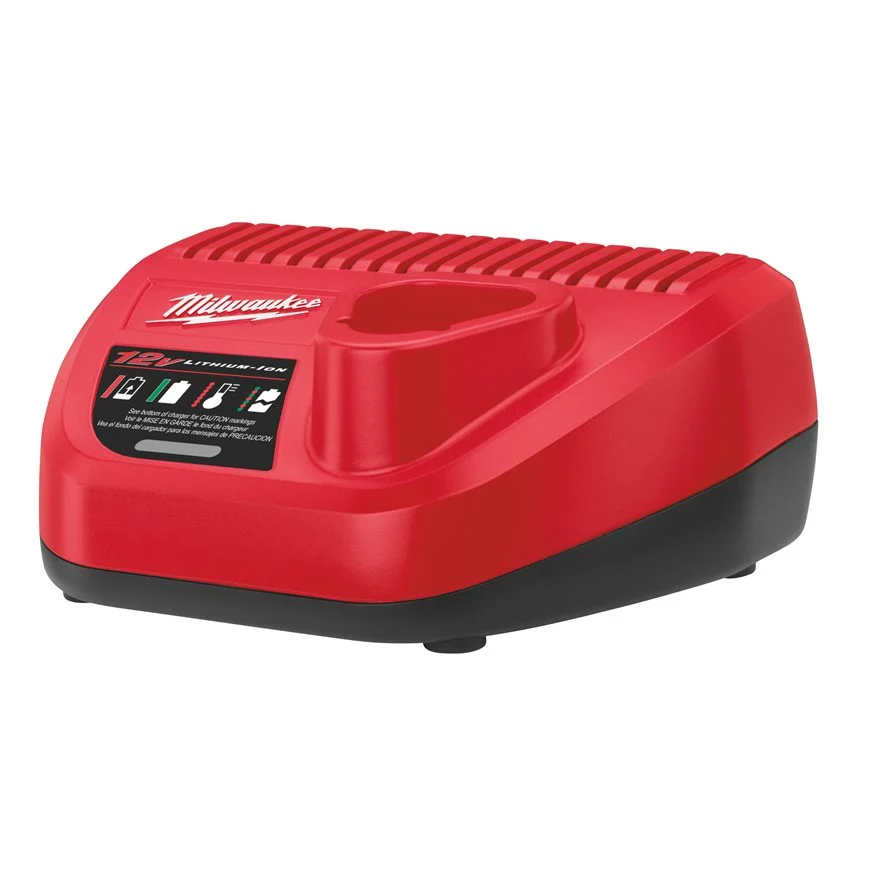 Milwaukee M12B6+C12C 2x 6.0Ah Batteries & Charger Bundle M12 Fuel