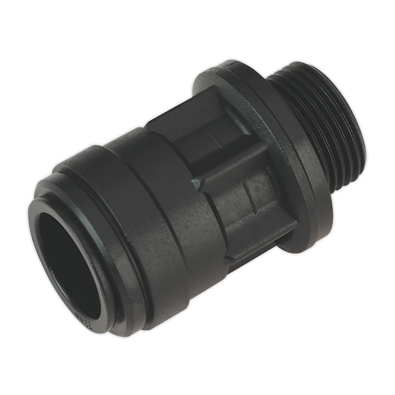 Sealey CAS22SA 22mm Straight Adaptor 3/4"BSP - Pack of 2