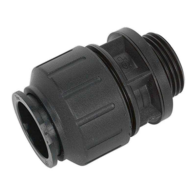 Sealey CAS28SA 28mm Straight Adaptor 1"BSP - Pack of 2