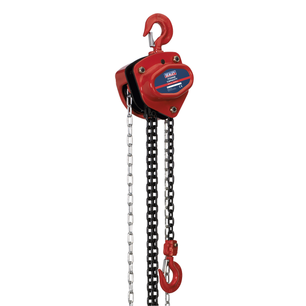 Sealey CB1000 1tonne Chain Block 2.5m Drop