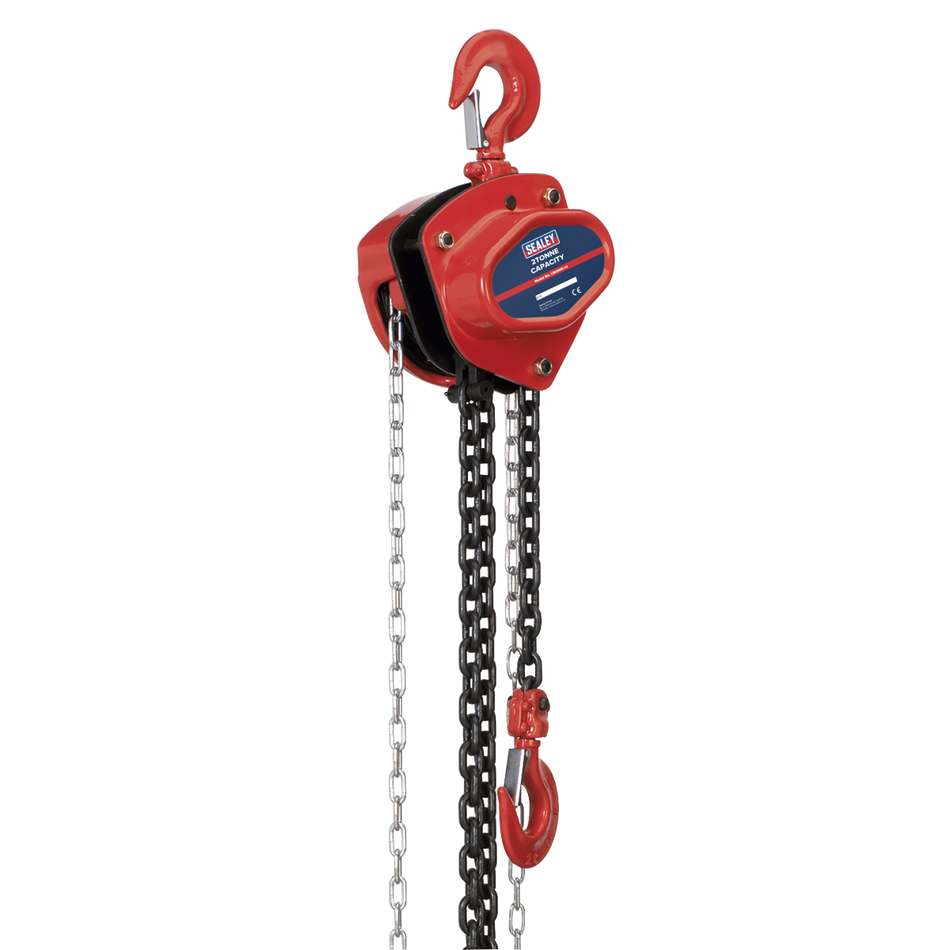 Sealey CB2000 2tonne Chain Block 3m Drop
